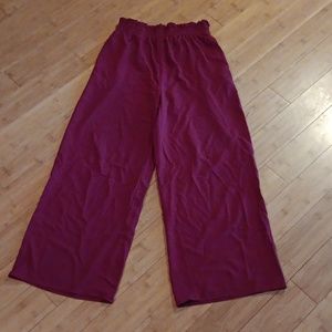 Red dress pants